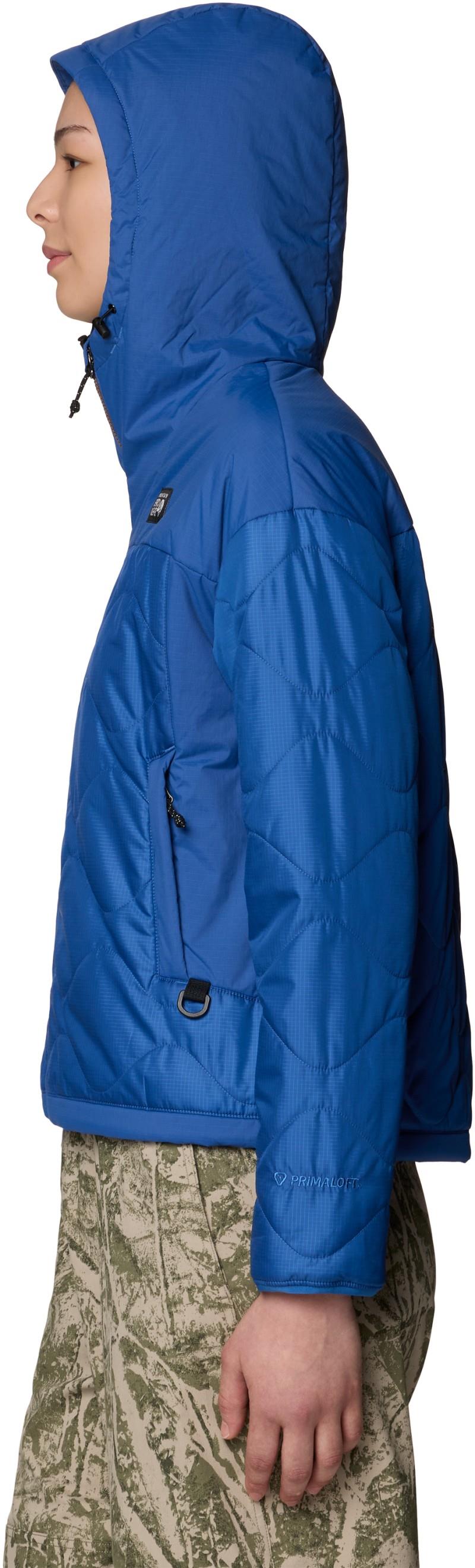 Apres Pro Insulated Hooded Jacket - Womens - berry blue 1