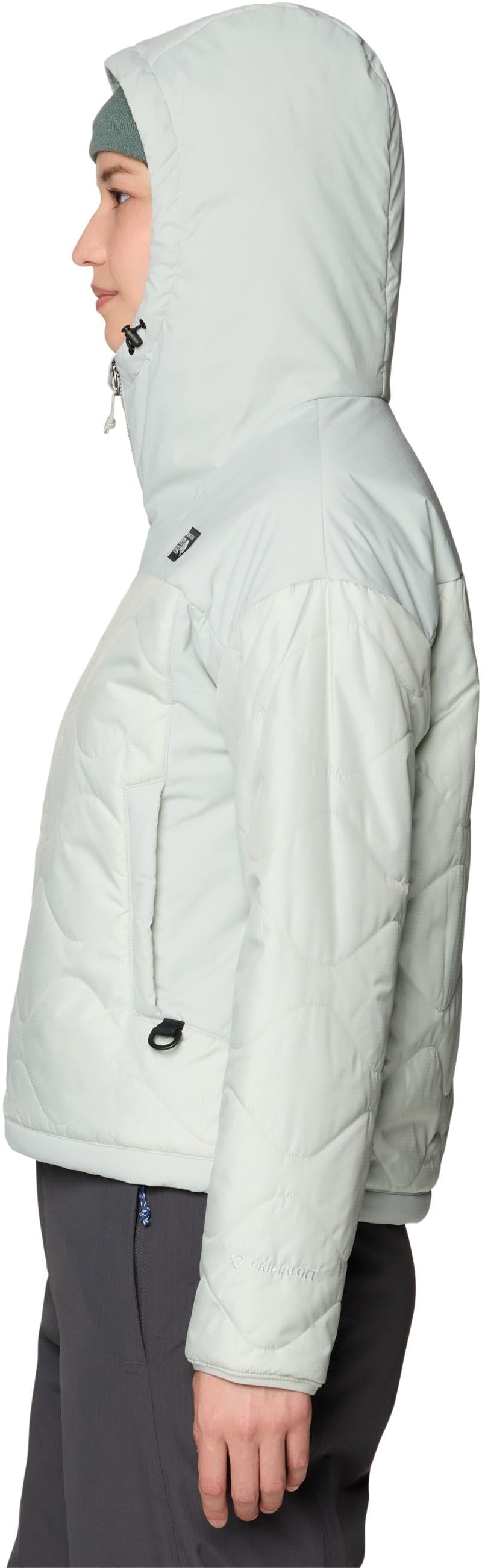 Apres Pro Insulated Hooded Jacket - Womens - gamma grey 1