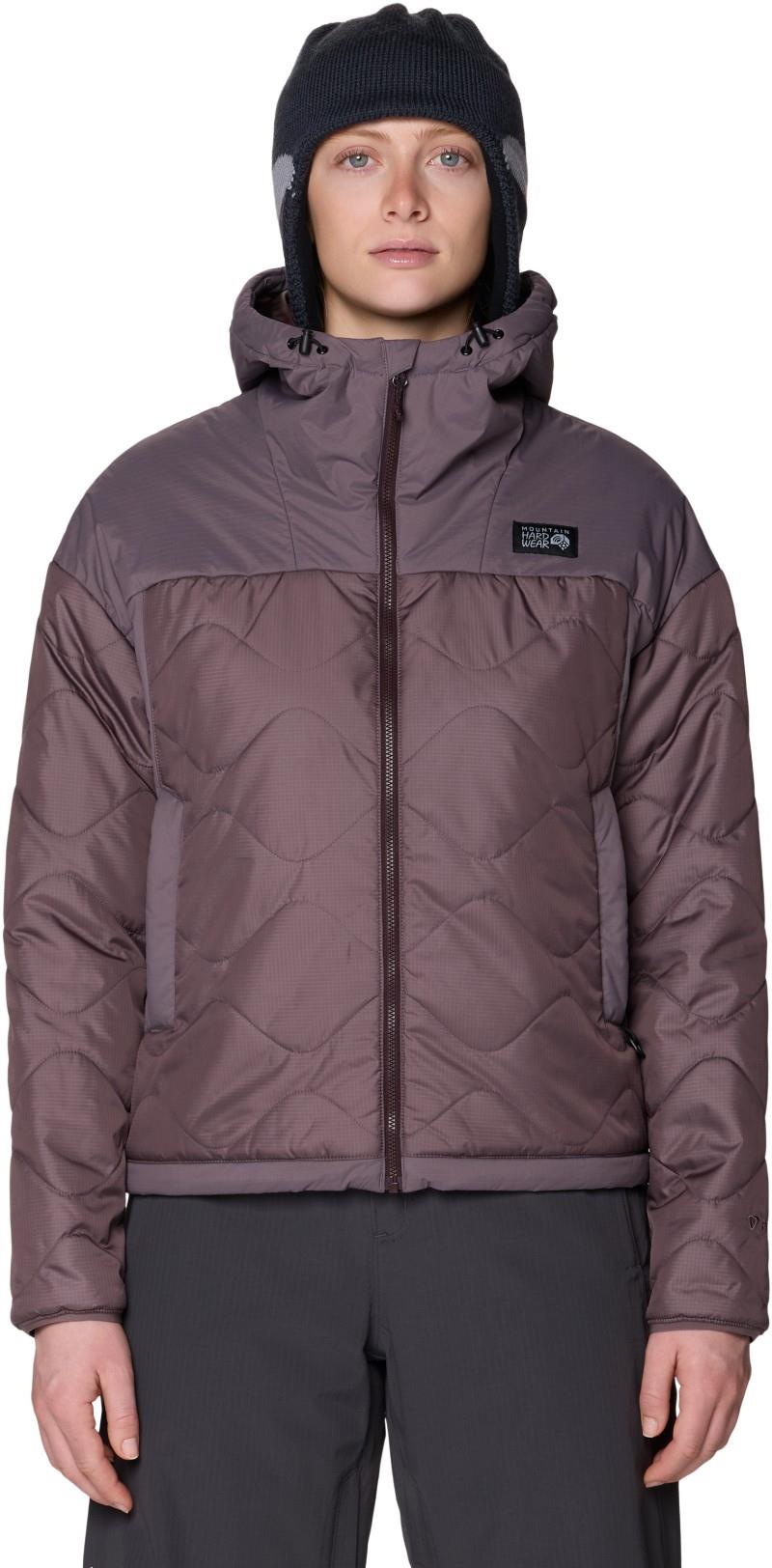 Apres Pro Insulated Hooded Jacket - Womens - purple sage 1