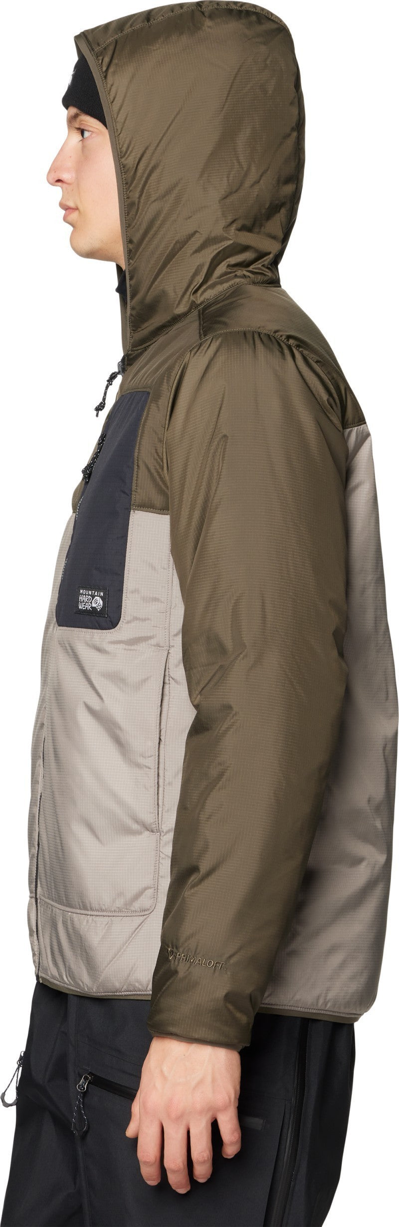 Après Pro Insulated Hooded Jacket - Mens - dunes / ridgeline / black 1