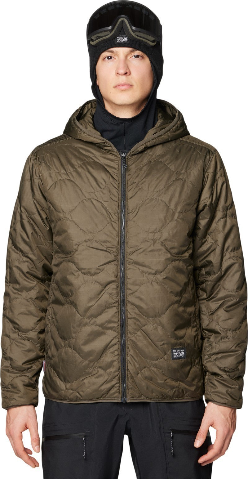 Après Pro Insulated Hooded Jacket - Mens - dunes / ridgeline / black 1