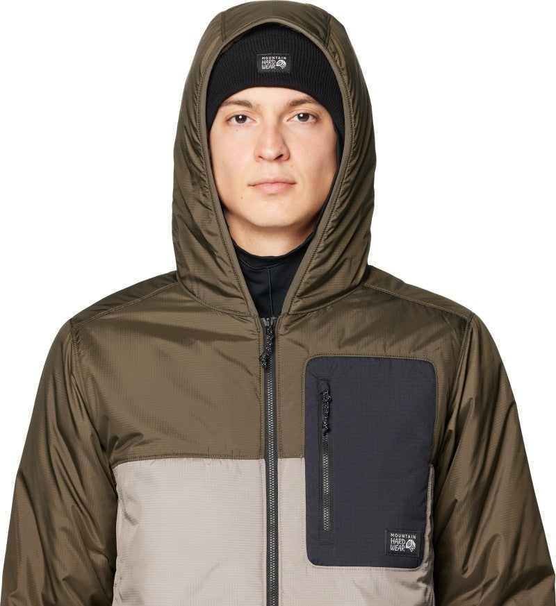 Après Pro Insulated Hooded Jacket - Mens - dunes / ridgeline / black 1