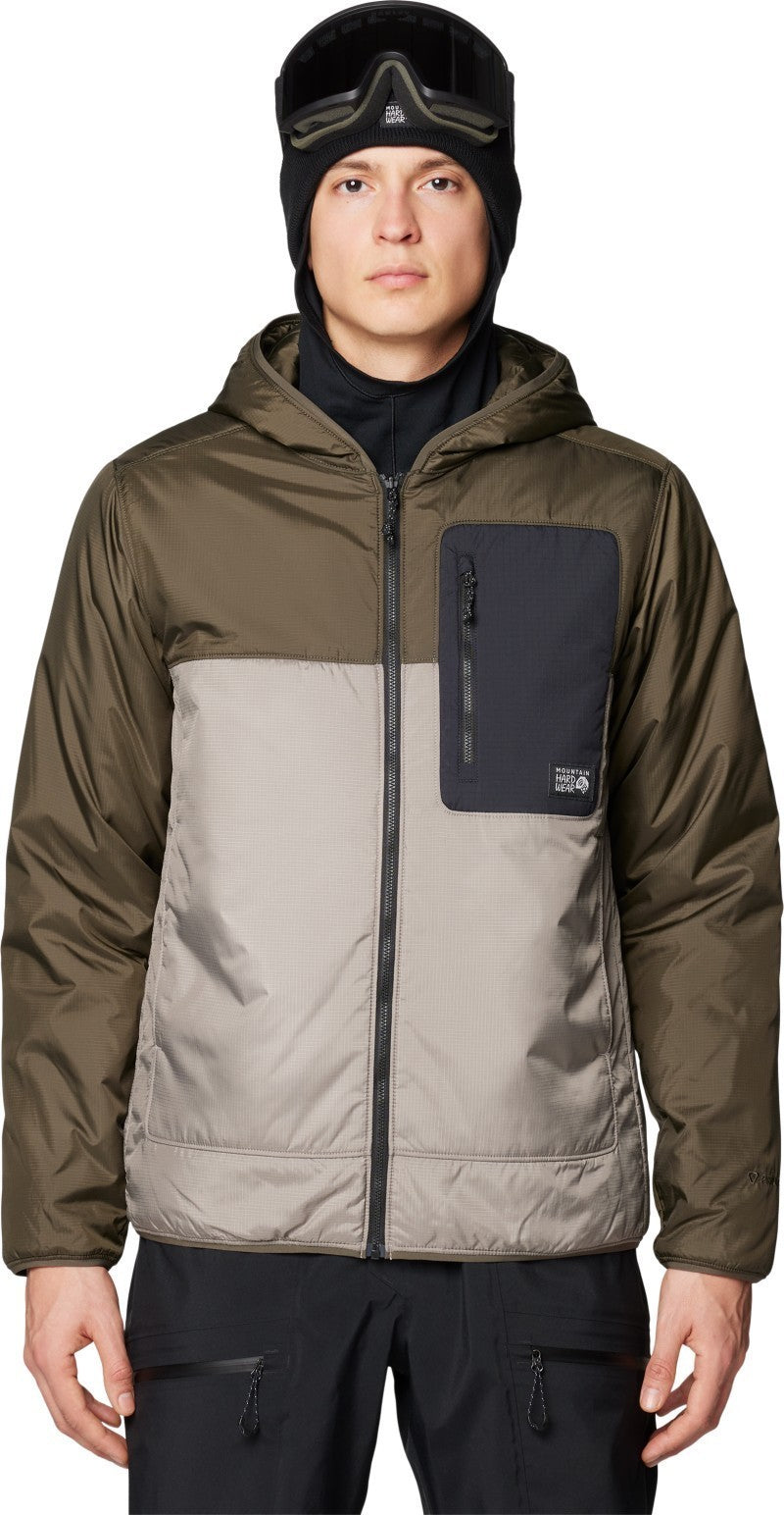 Après Pro Insulated Hooded Jacket - Mens - dunes / ridgeline / black 1