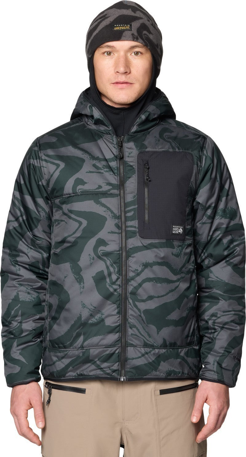 Après Pro Insulated Hooded Jacket - Mens - volcanic rockstrata / black 1