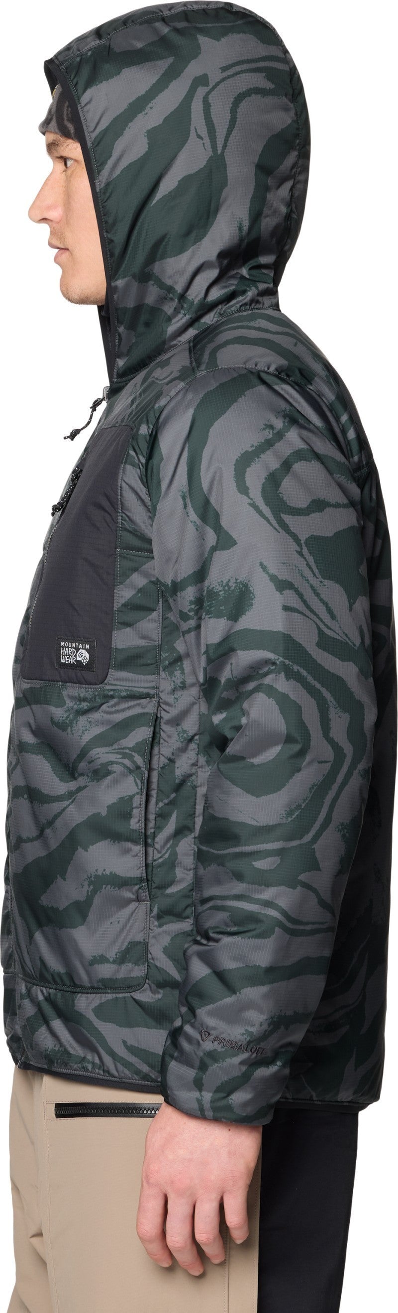 Après Pro Insulated Hooded Jacket - Mens - volcanic rockstrata / black 1