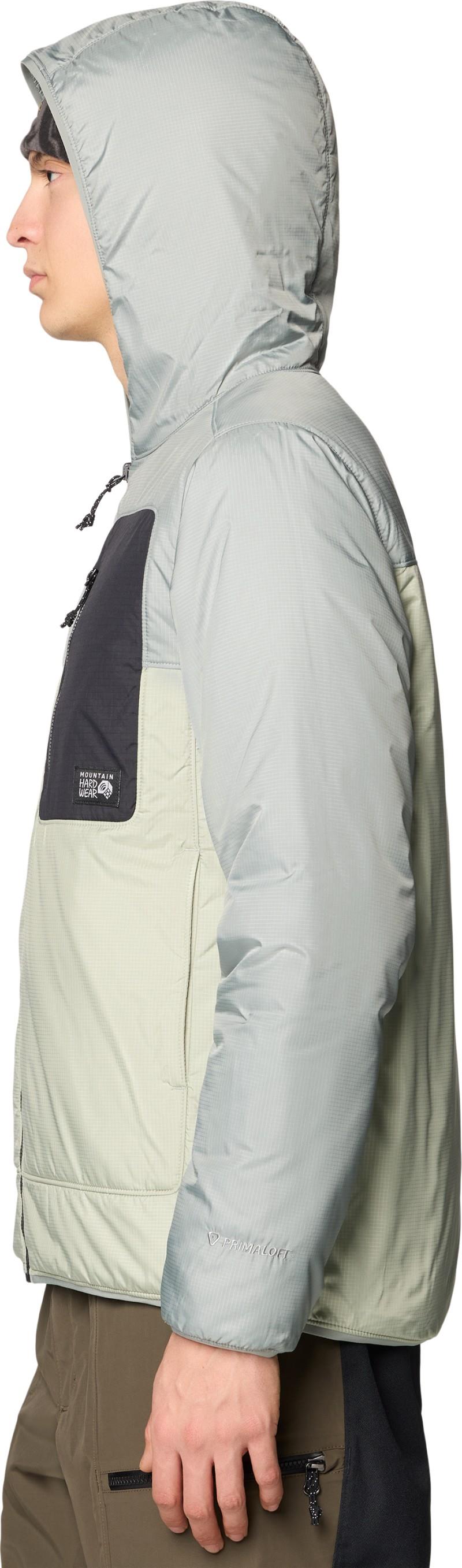 Après Pro Insulated Hooded Jacket - Mens - white sage / wet stone / black 1