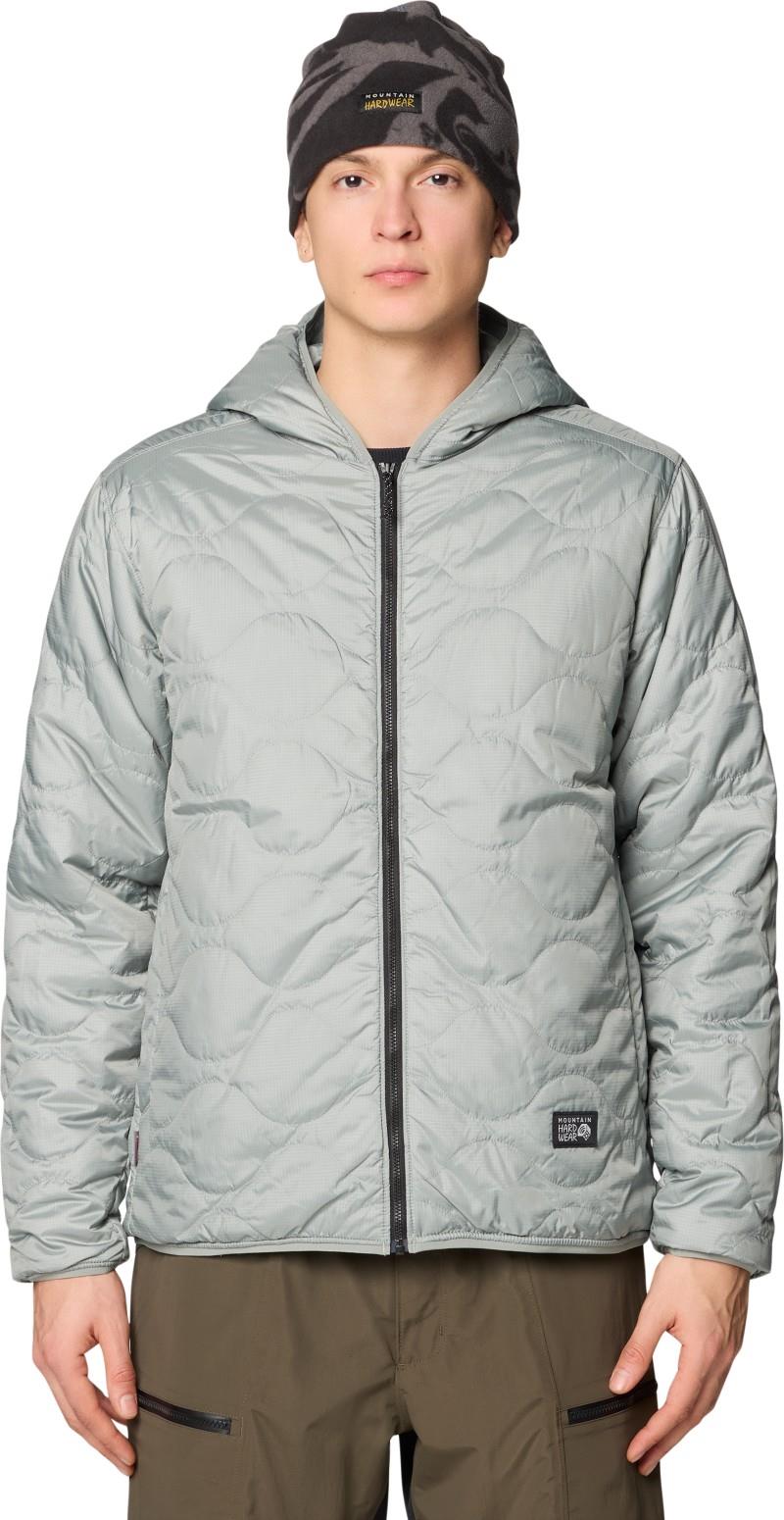 Après Pro Insulated Hooded Jacket - Mens - white sage / wet stone / black 1