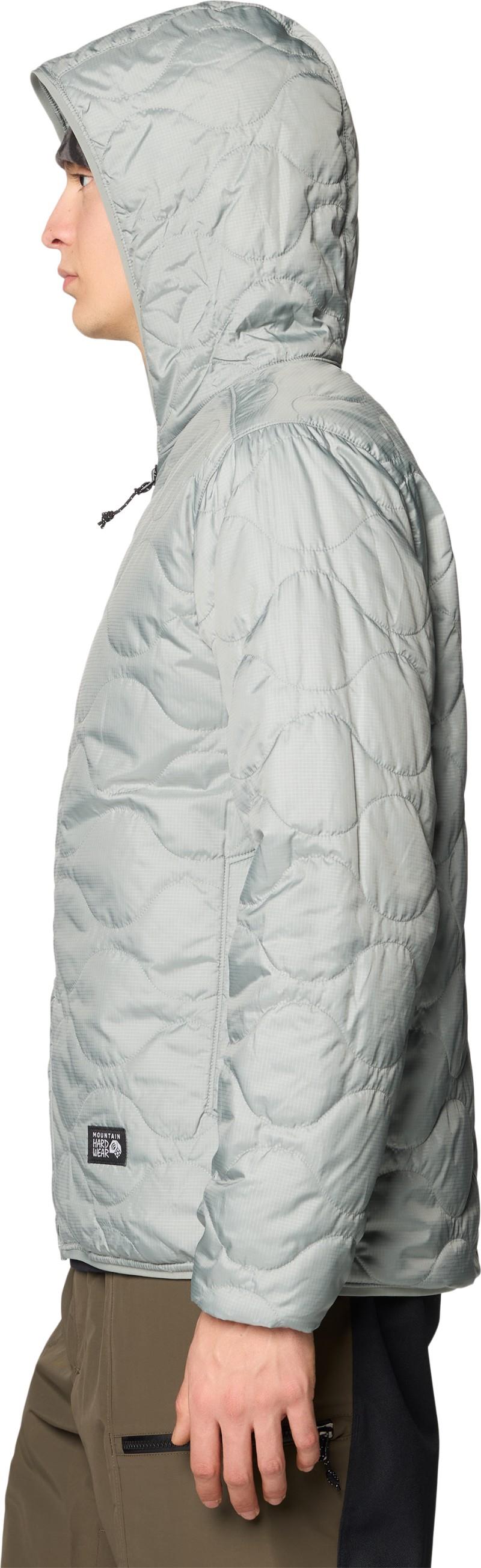 Après Pro Insulated Hooded Jacket - Mens - white sage / wet stone / black 1