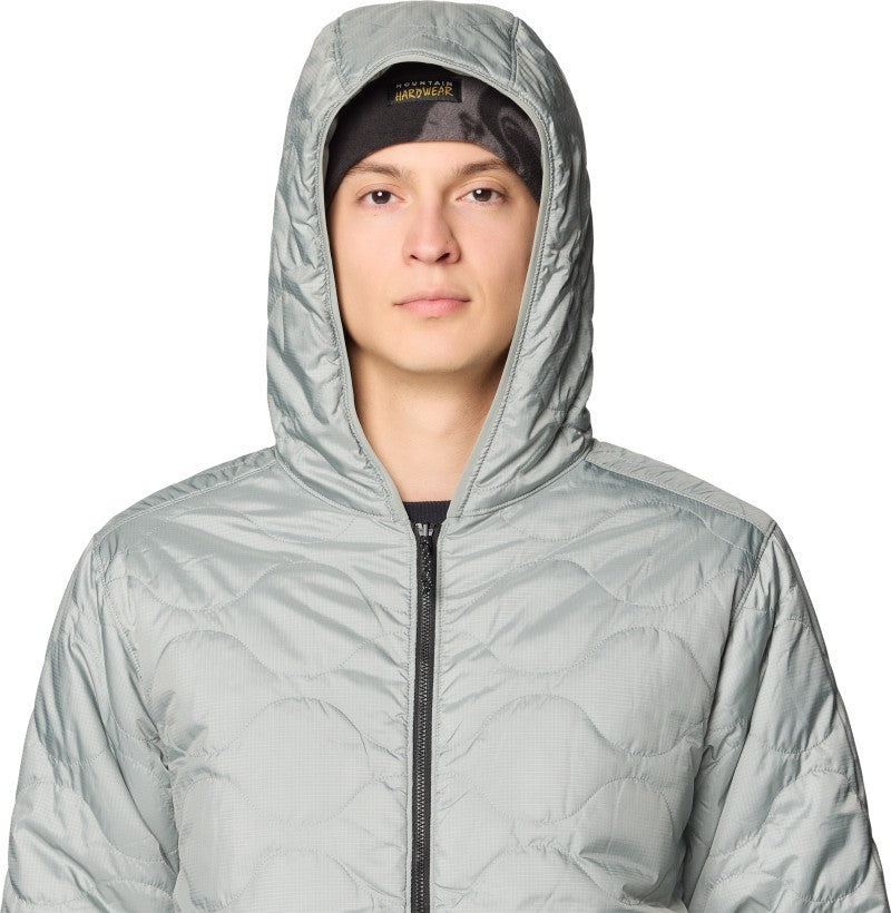 Après Pro Insulated Hooded Jacket - Mens - white sage / wet stone / black 1