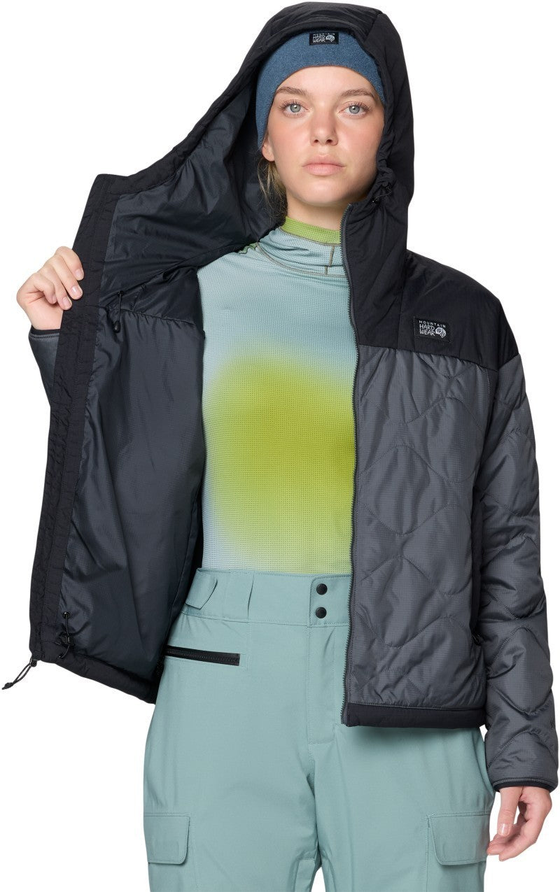 Après Pro Insulated Hooded Jacket - Womens - volcanic / black 1