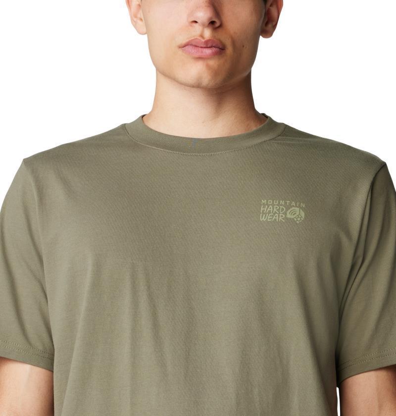 Back Logo SS - Mens - Stone Green 7