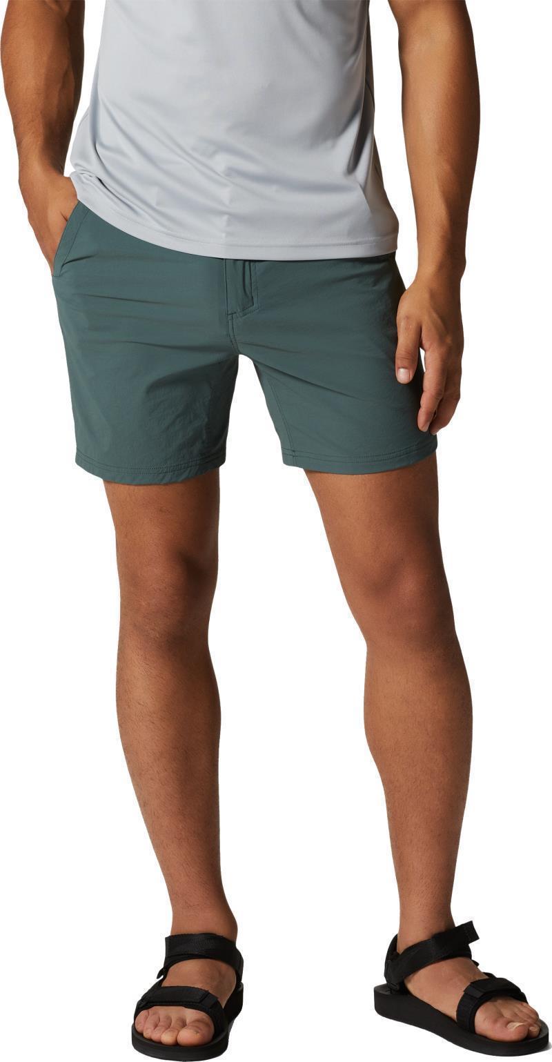 Basin Trek Shorts, Long - Mens - Black Spruce 1
