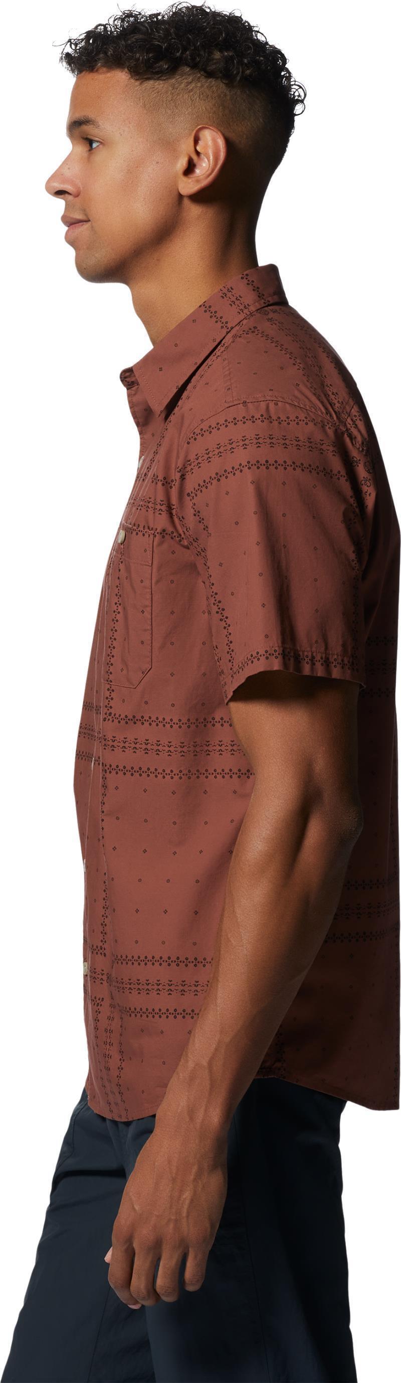 Big Cottonwood SS Shirt, Tall - Mens - Clay Earth Bandana Grid 2