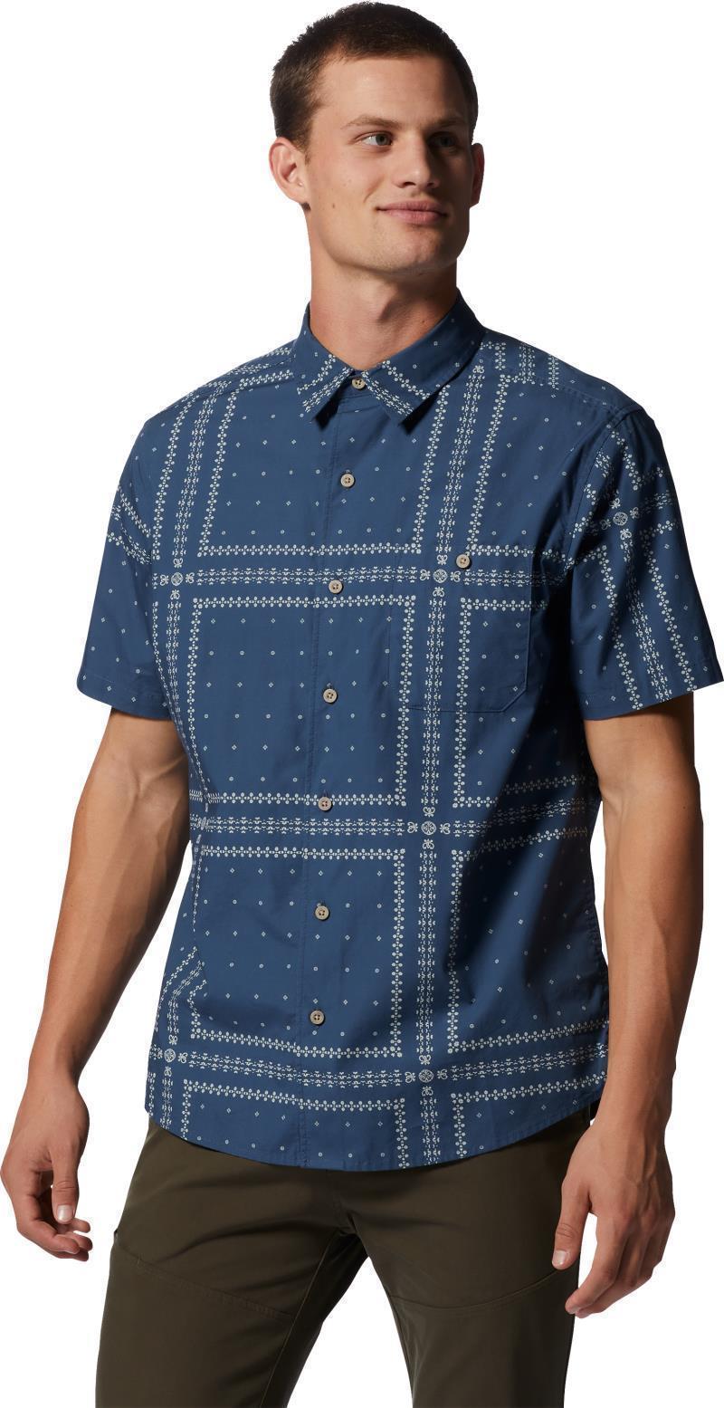 Big Cottonwood SS Shirt, Tall - Mens - Zinc Bandana Grid 1