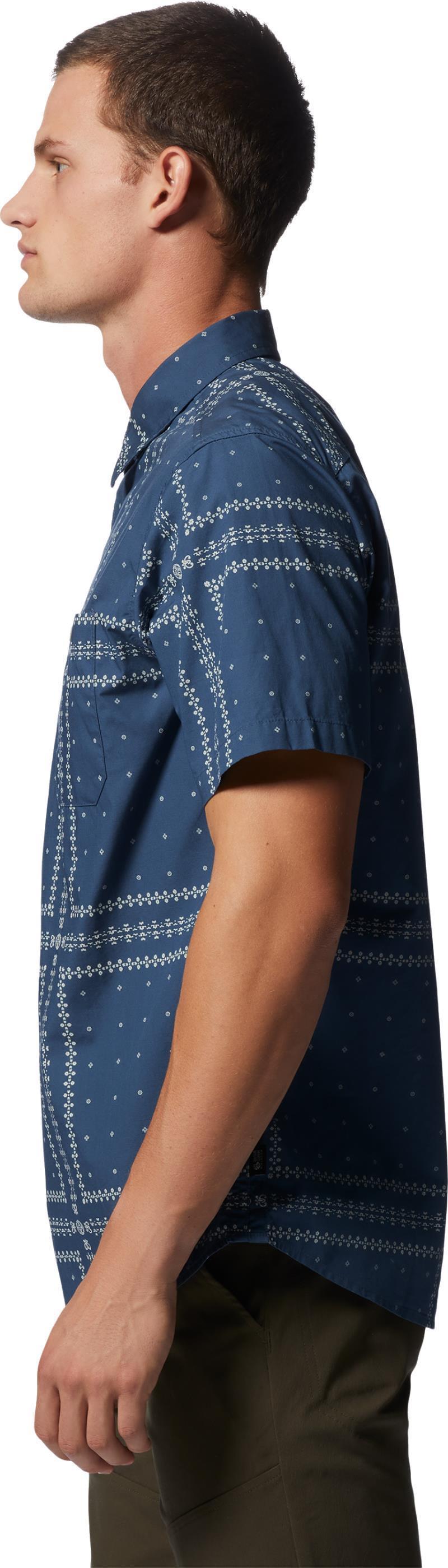 Big Cottonwood SS Shirt, Tall - Mens - Zinc Bandana Grid 2