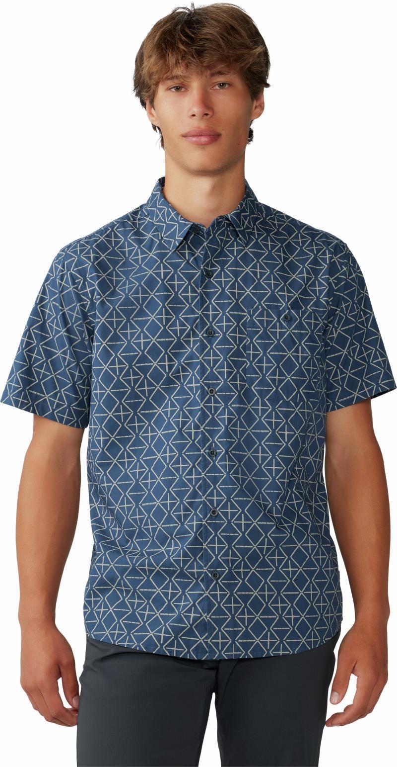 Big Cottonwood SS Shirt, Tall - Mens - Zinc Dot Geo Print 1