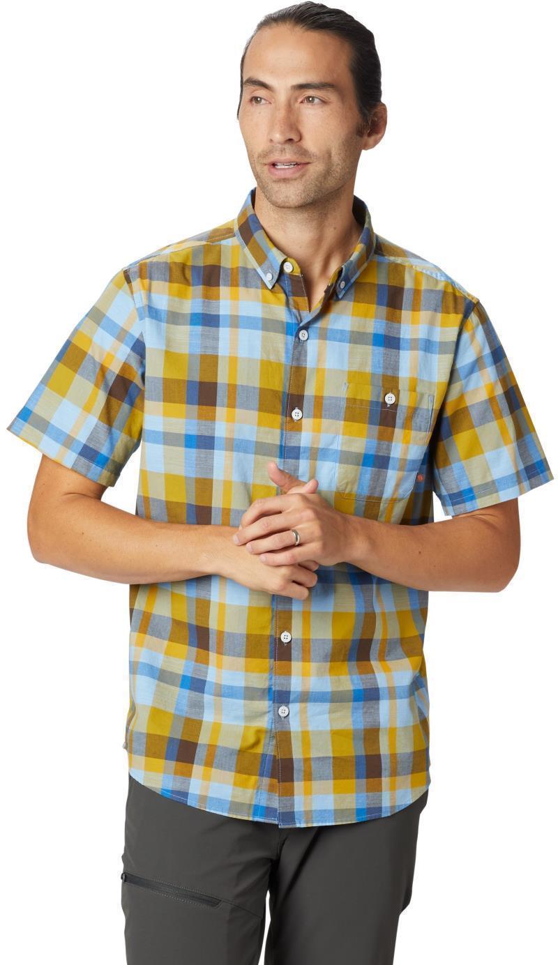 Big Cottonwood SS Shirt - Mens - Dark Citron 1
