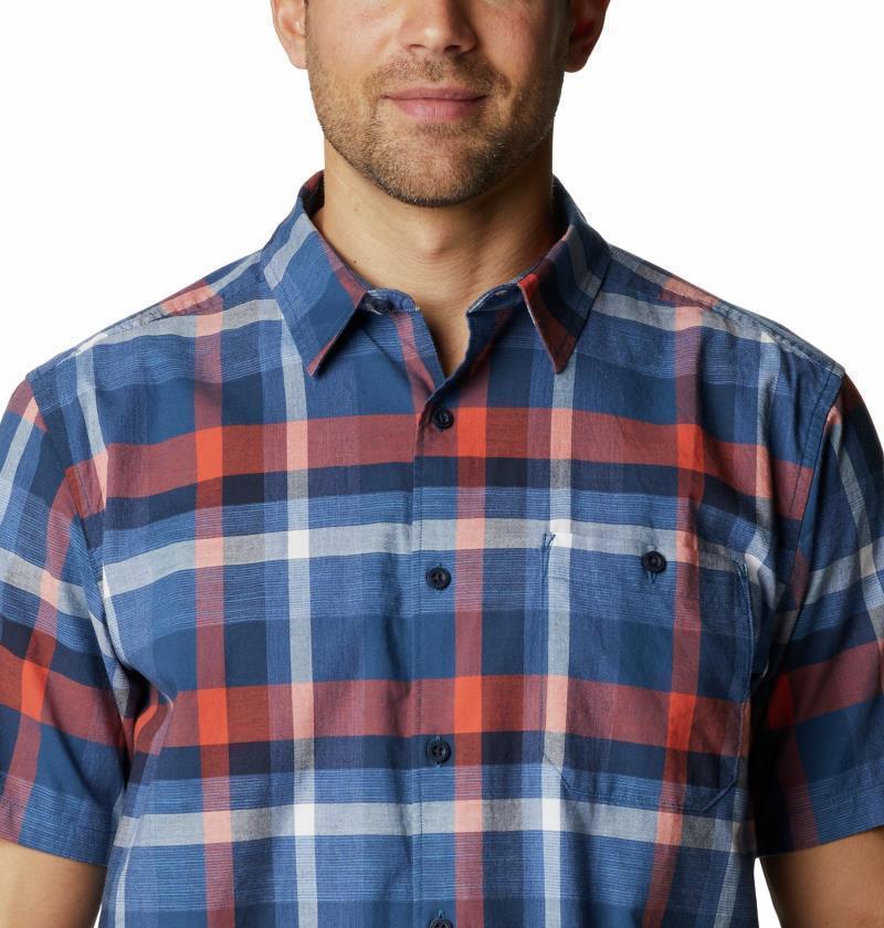 Big Cottonwood SS Shirt - Mens - Deep Lake Plaid 3