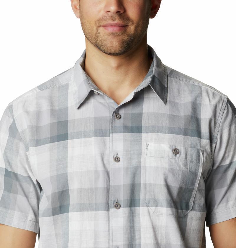 Big Cottonwood SS Shirt - Mens - Manta Grey Plaid 3