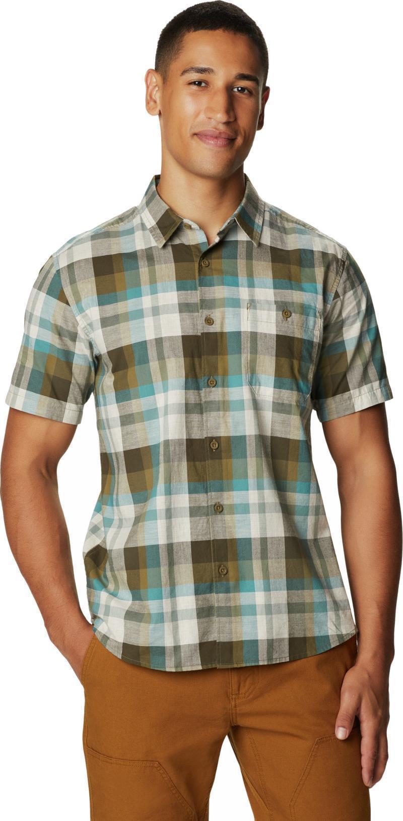 Big Cottonwood SS Shirt - Mens - Raw Clay Plaid 1