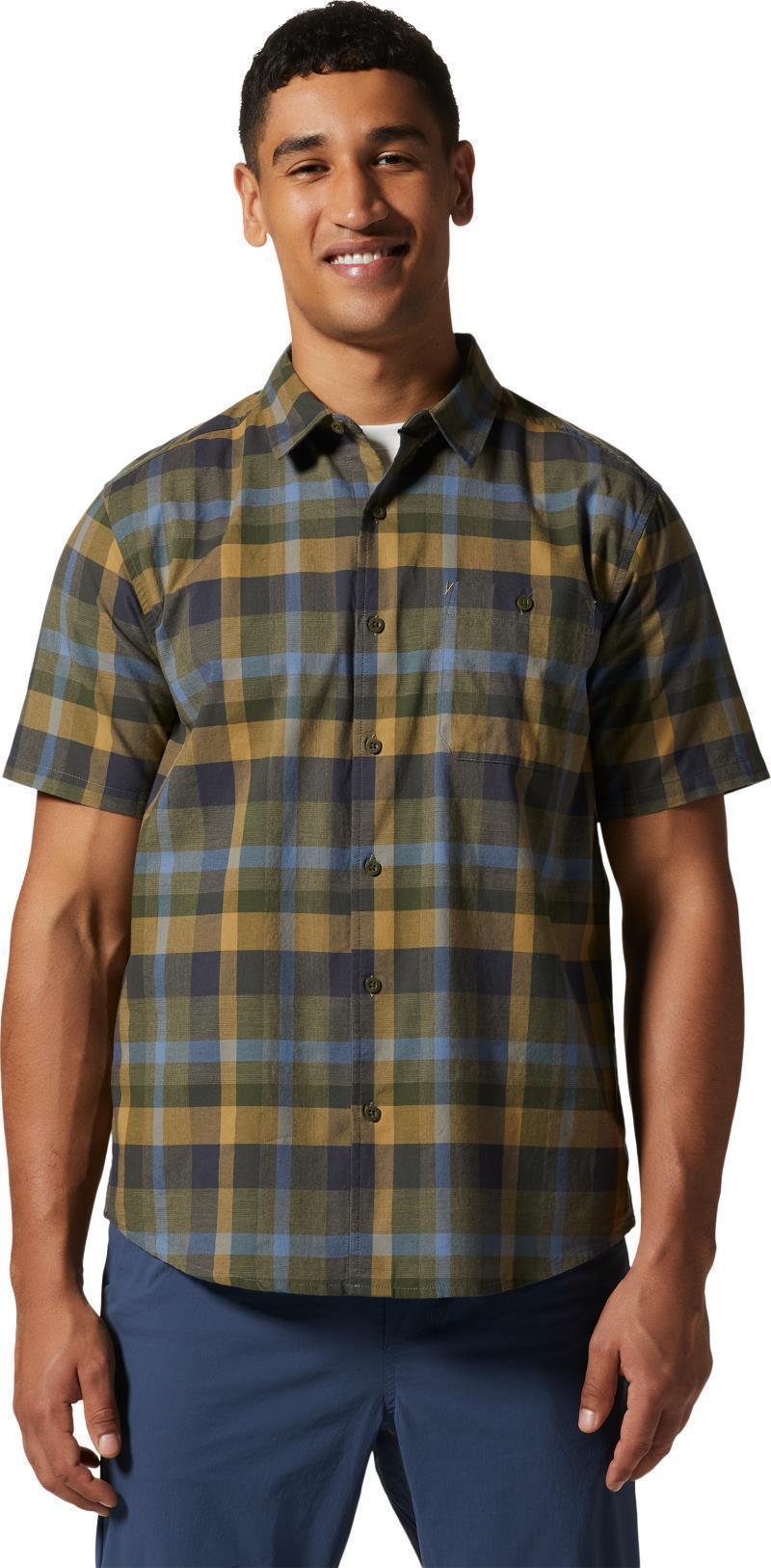 Big Cottonwood SS Shirt - Mens - Stone Green 3