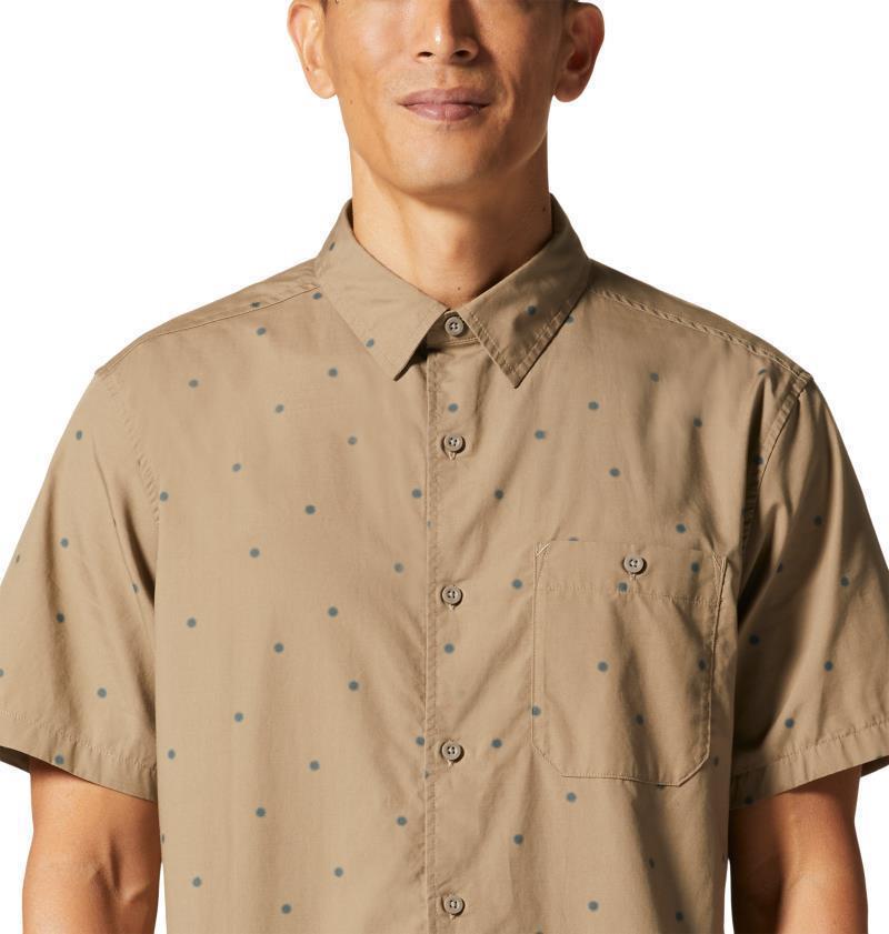 Big Cottonwood SS Shirt - Mens - Trail Dust Micro Sun Dot Print 4