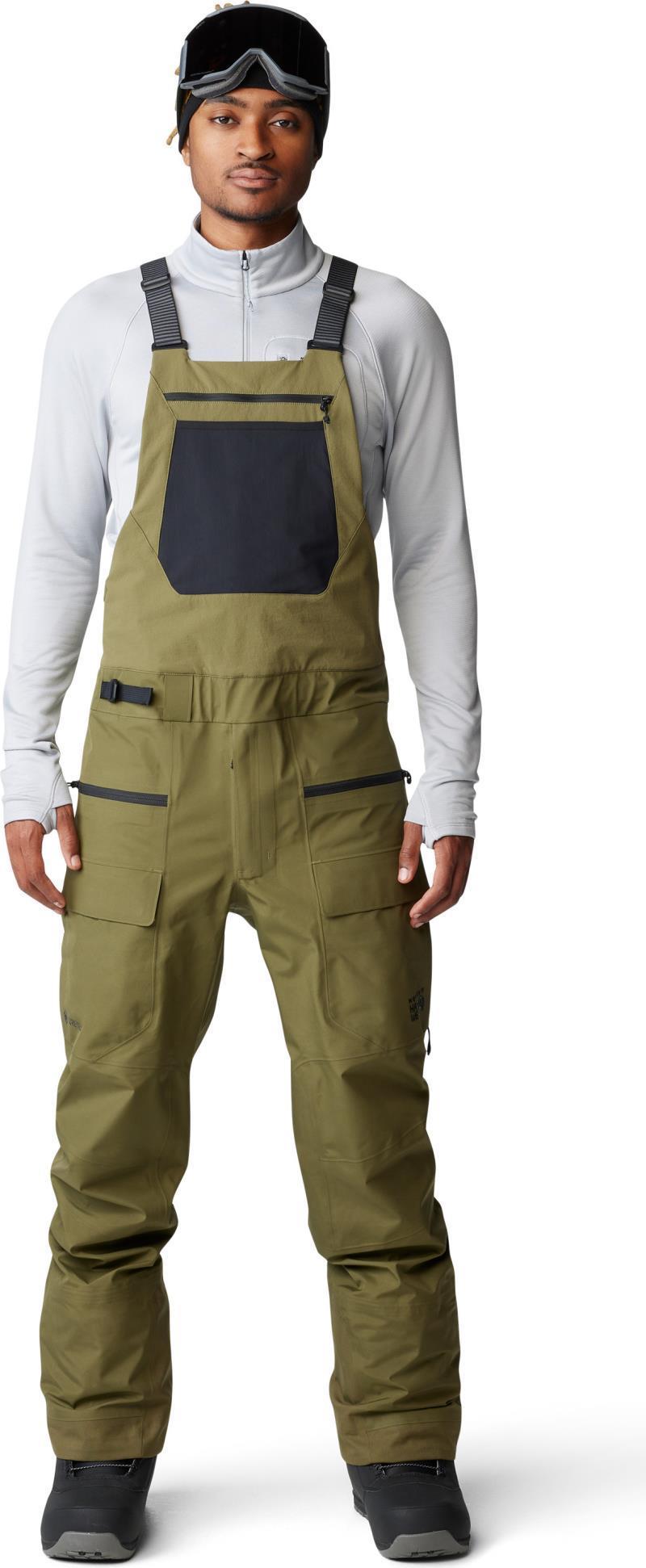 Boundary Ridge GTX Bibs, Long - Mens - Combat Green 1