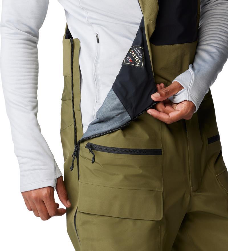 Boundary Ridge GTX Bibs, Long - Mens - Combat Green 5