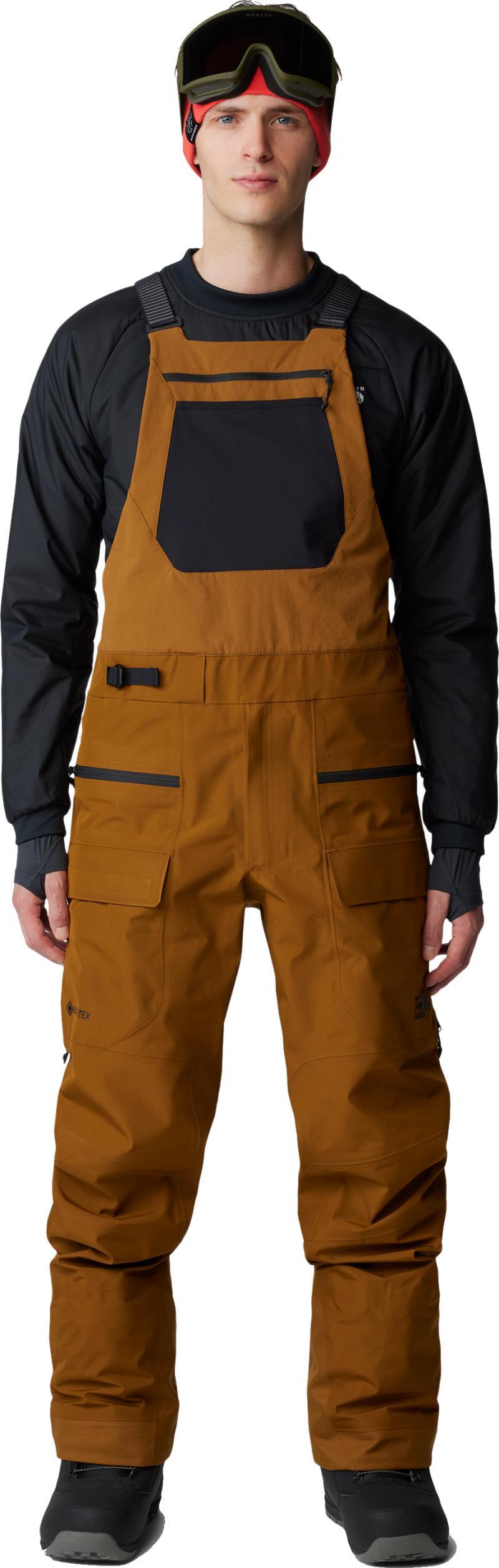 Boundary Ridge GTX Bibs, Long - Mens - golden brown 1