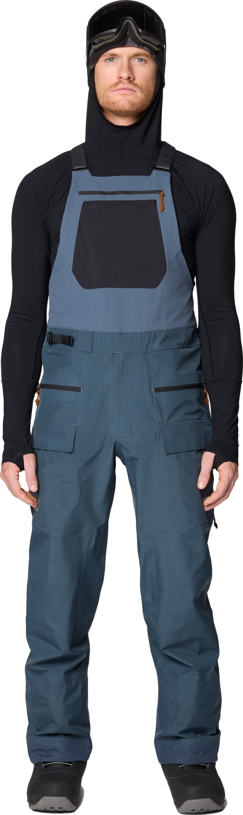 Boundary Ridge GTX Bibs, Long - Mens - moon blue 1