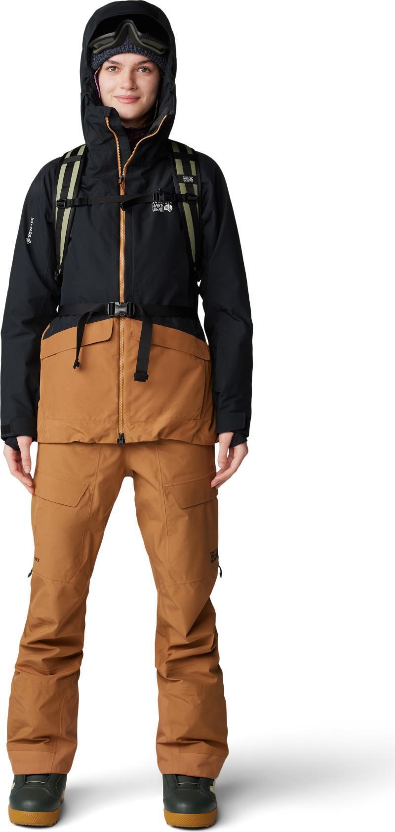 Boundary Ridge GTX Bibs, Short - Womens - Copper Clay 10