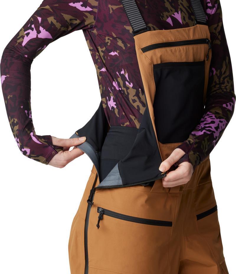Boundary Ridge GTX Bibs, Short - Womens - Copper Clay 5