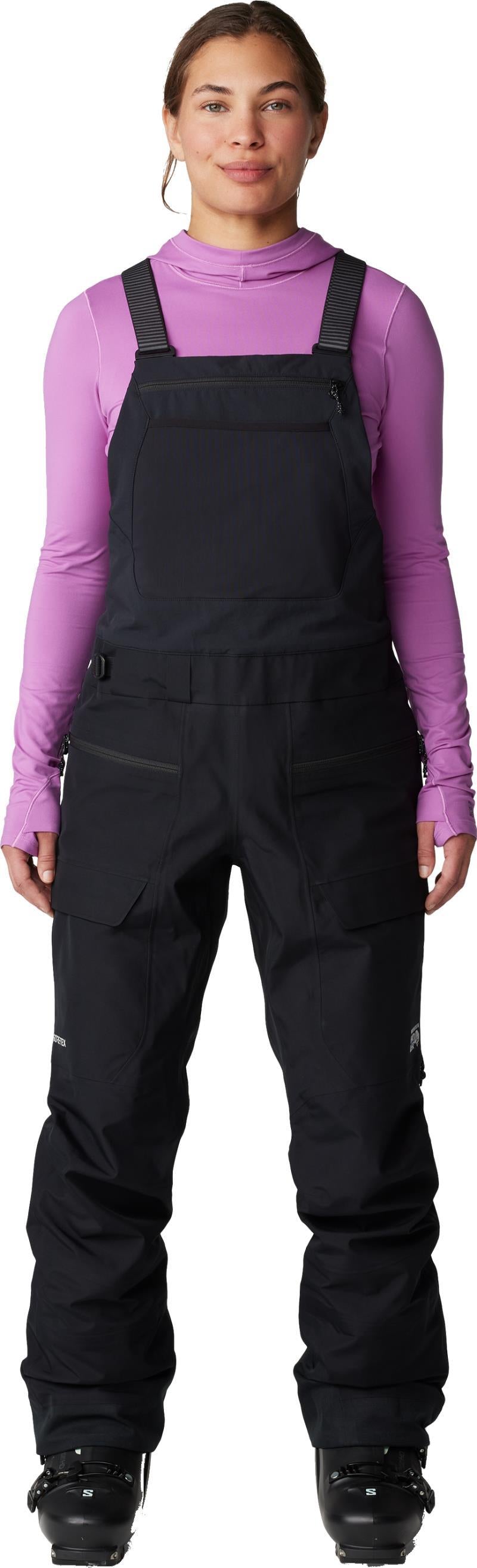 Boundary Ridge GTX Bibs, Short - Womens - black 1