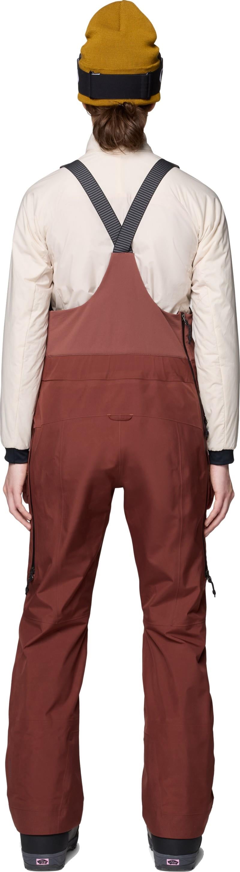 Boundary Ridge GTX Bibs, Short - Womens - bourbon brown 1