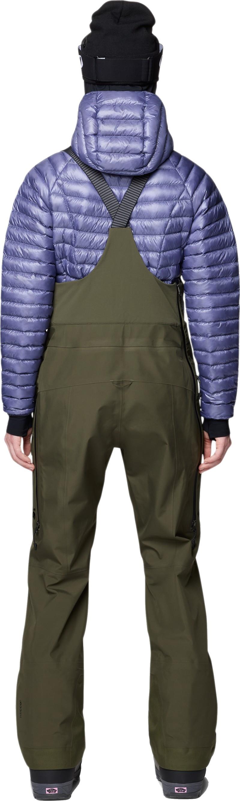 Boundary Ridge GTX Bibs, Short - Womens - dark pine 1