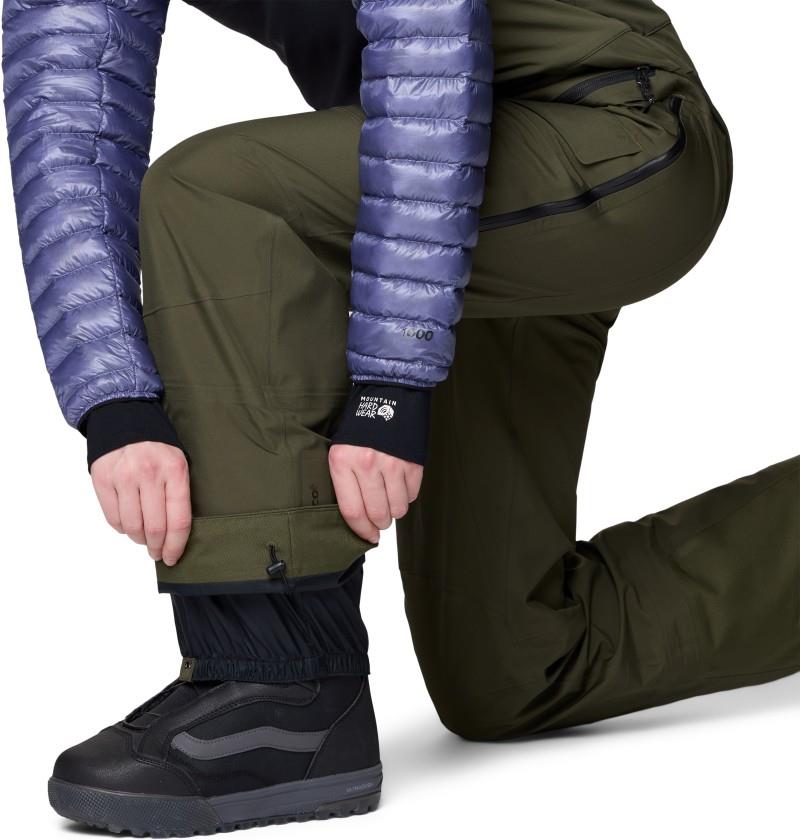 Boundary Ridge GTX Bibs, Short - Womens - dark pine 1