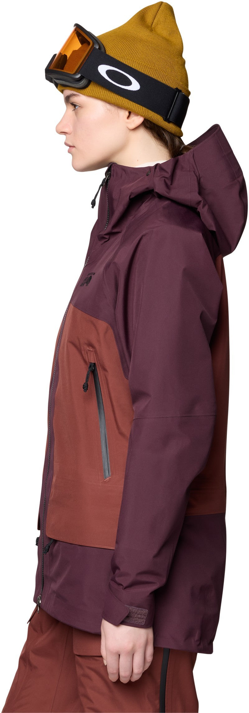 Boundary Ridge GTX Jacket - Womens - blackberry / bourbon brown 1