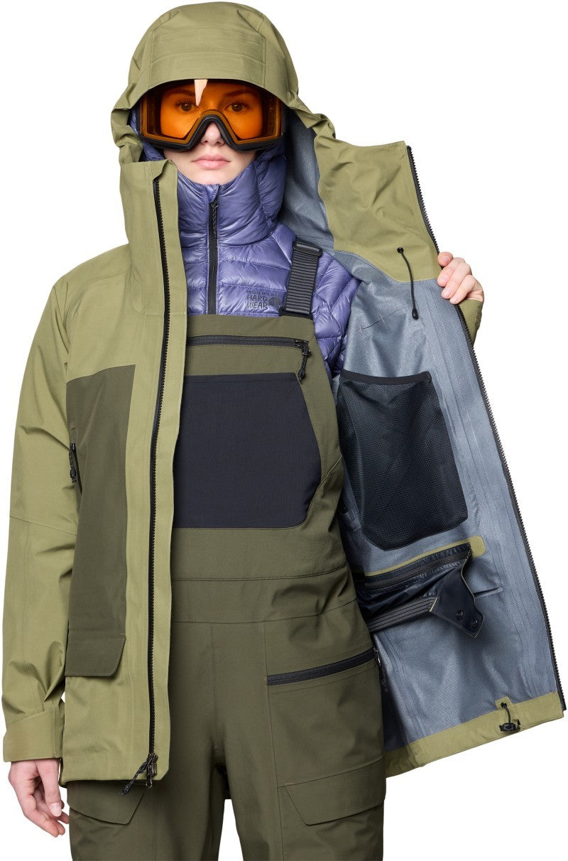 Boundary Ridge GTX Jacket - Womens - landslide / dark pine 1