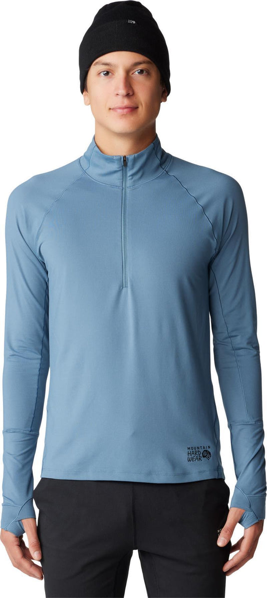 Butter Up Half Zip - Mens - Adriatic Blue 1