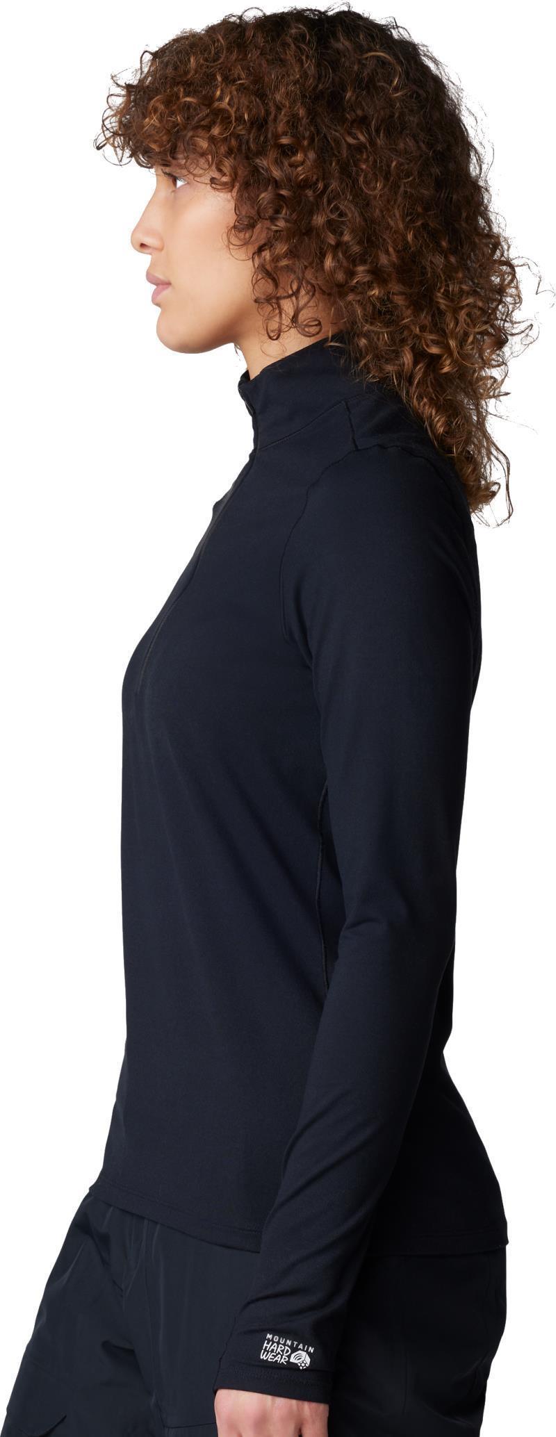 Butter Up Half Zip - Womens - black 1