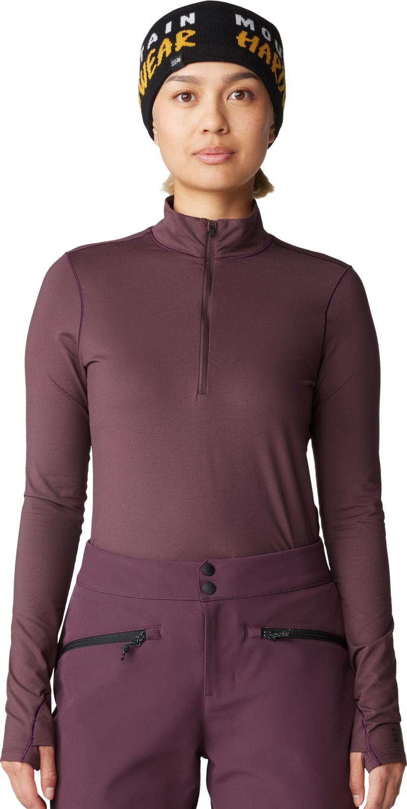 Butter Up Half Zip - Womens - blackberry 1