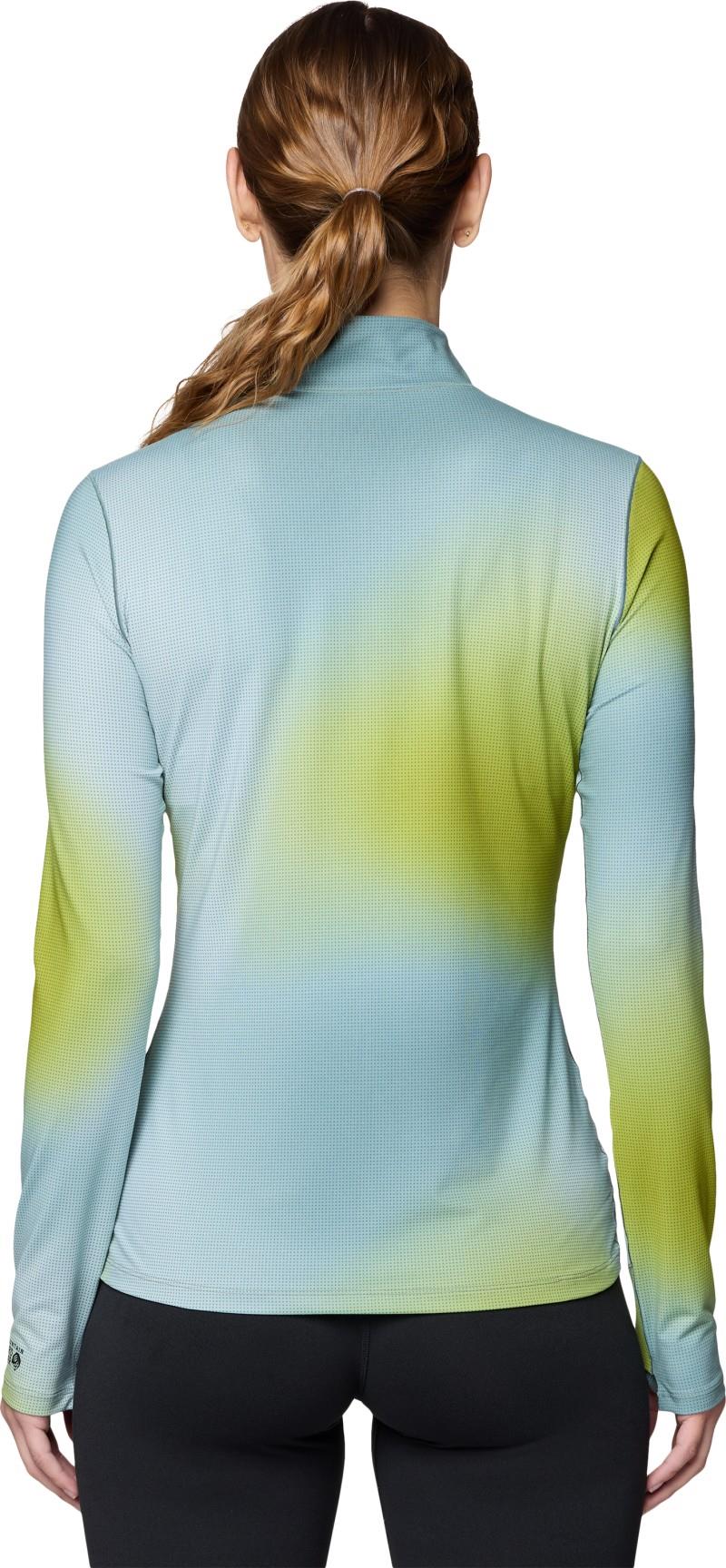 Butter Up Half Zip - Womens - blue sage multi ombre print 1