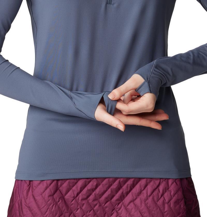 Butter Up Half Zip - Womens - blue slate 1