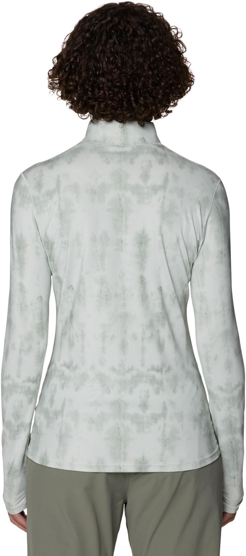 Butter Up Half Zip - Womens - gamma grey shadowdye xs print 1