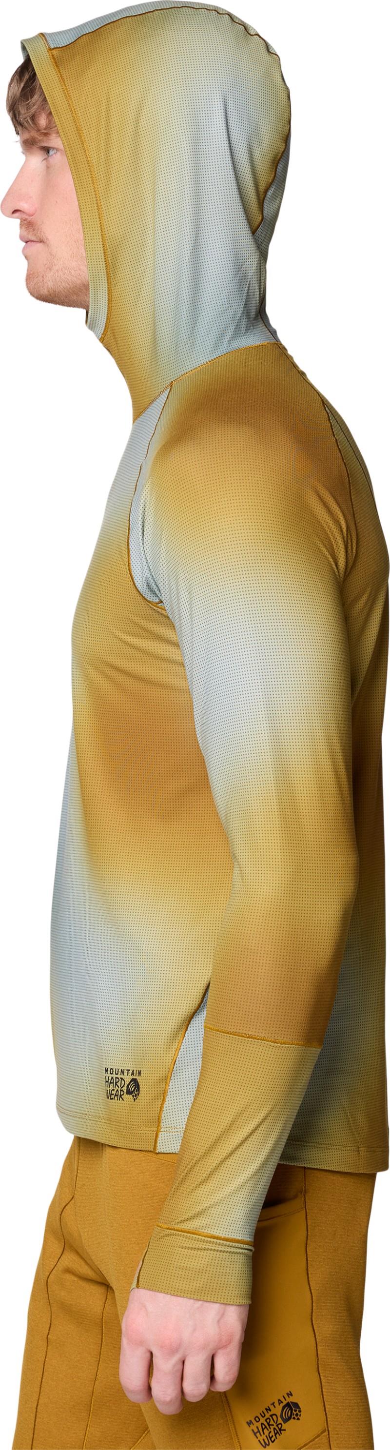 Butter Up Hoody - Mens - olive gold ombre print 1