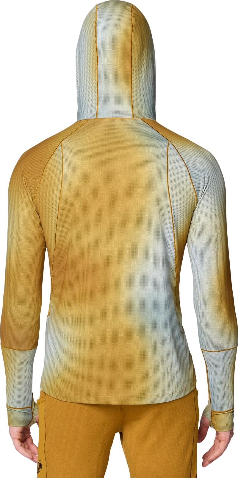 Butter Up Hoody - Mens - olive gold ombre print 1