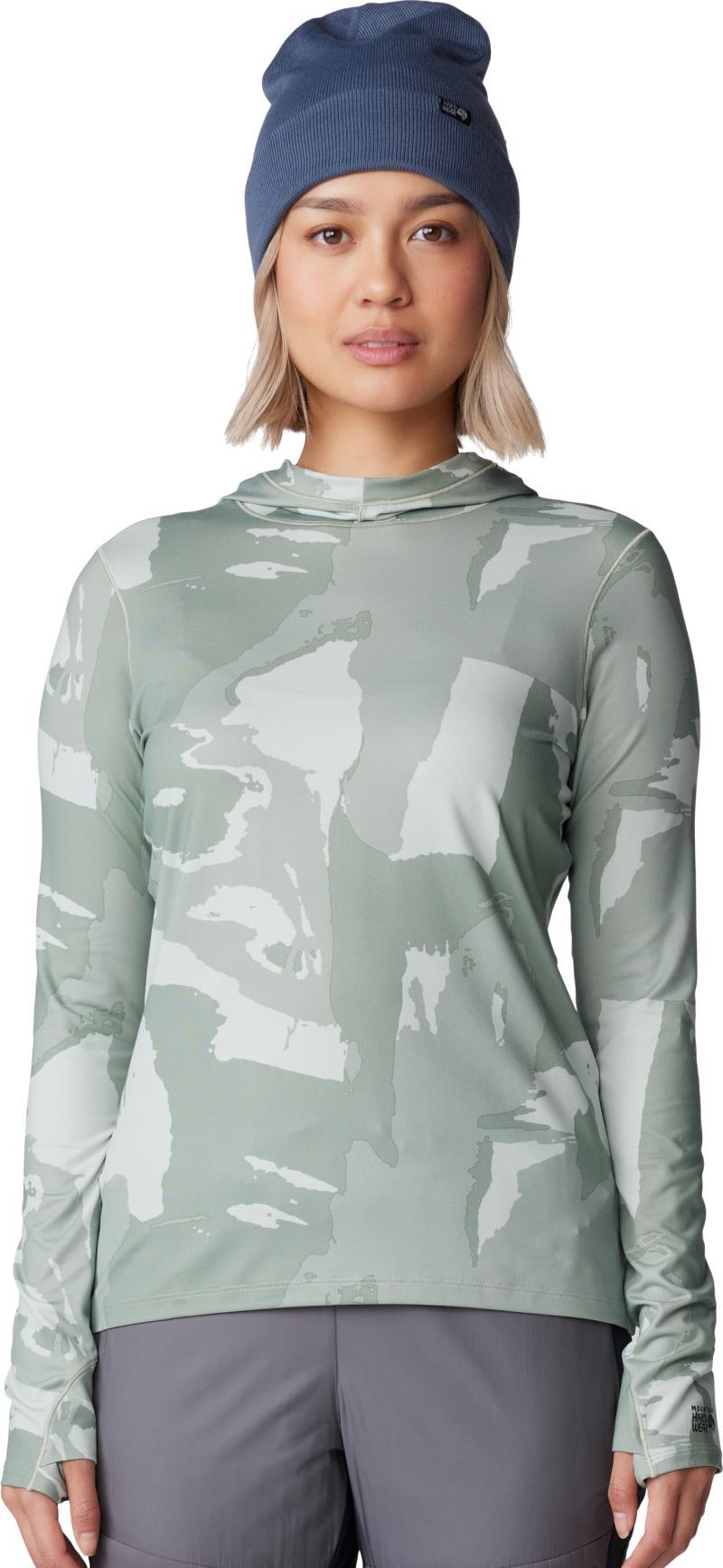 Butter Up Hoody - Womens - White Sage Snowdrifts Print 1