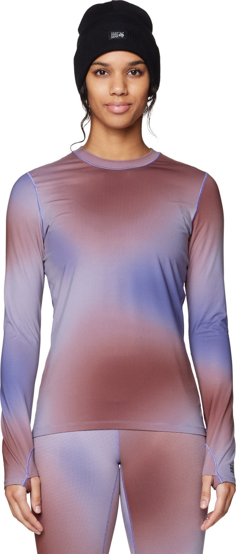 Butter Up LS - Womens - avid multi ombre print 1