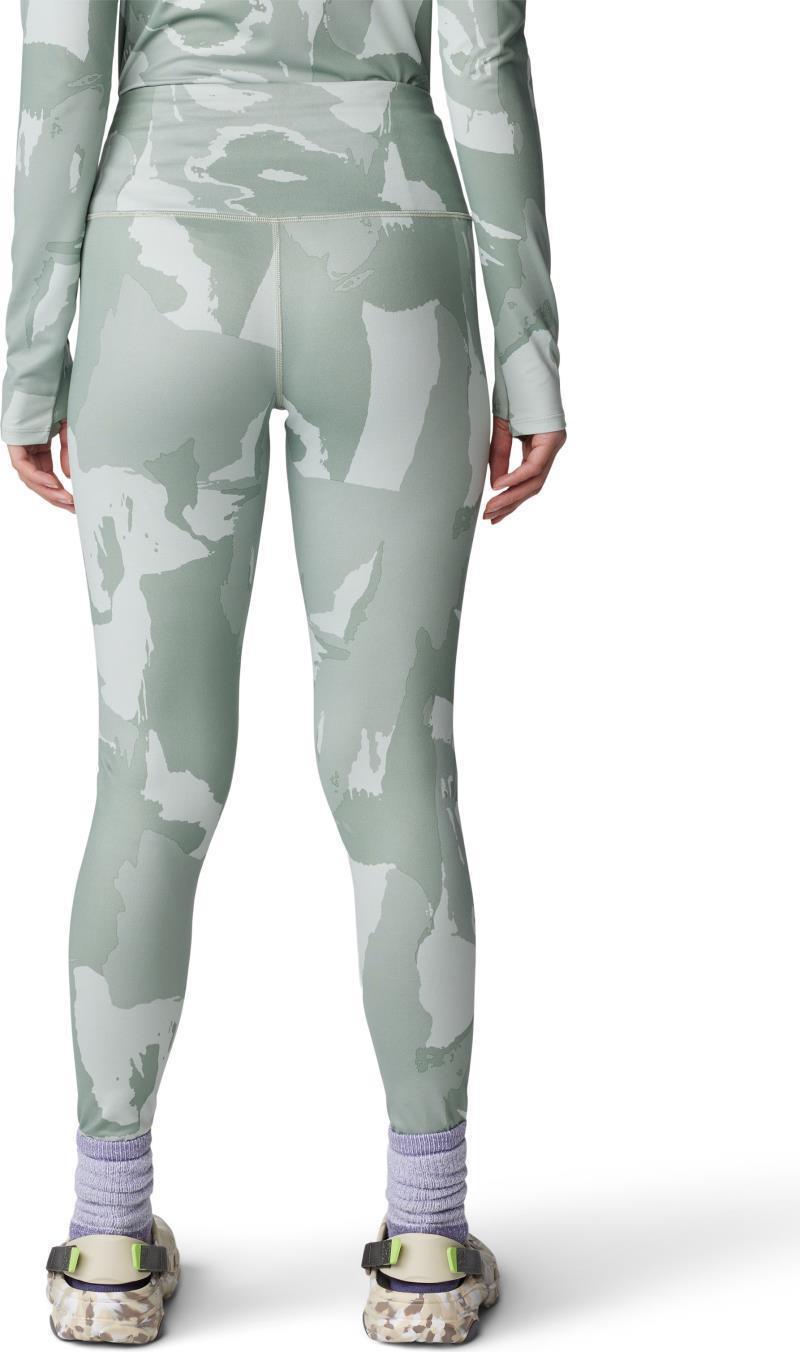 Butter Up Tights - Womens - White Sage Snowdrifts Print 3
