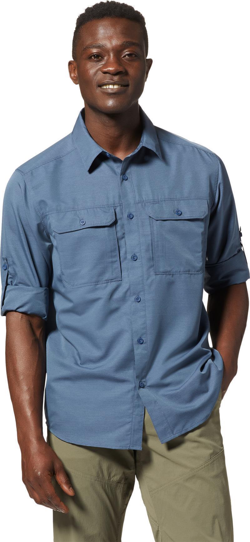 Canyon LS Shirt, Tall - Mens - Zinc 2